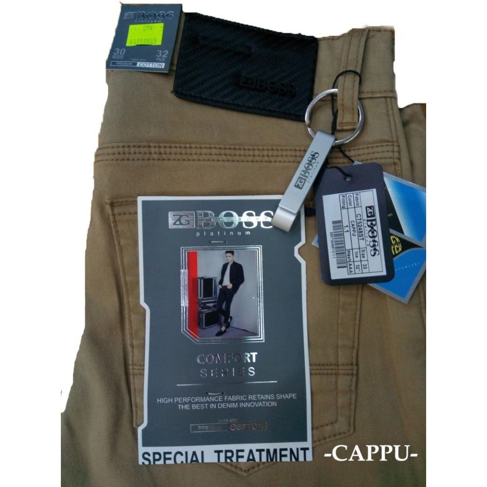 BOSS CELANA JEANS KHAKIS CELANA PANJANG PRIA STRETCH