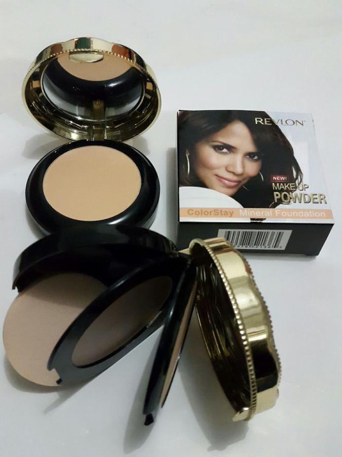 BEDAK REVLON 2IN1 TWO WAY CAKE + COMPACT COLORSTAY MINERAL FOUNDATION - Bedak Wajah Terlaris