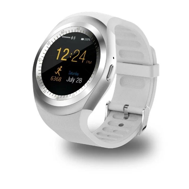 Tahan Air Bluetooth Smart Jam Tangan dengan Kartu SIM Beberapa Fungsi Yang Kuat untuk Ponsel Pintar Android Samsung HTC Sony LG Huawei Lenovo dan iPhone Putih