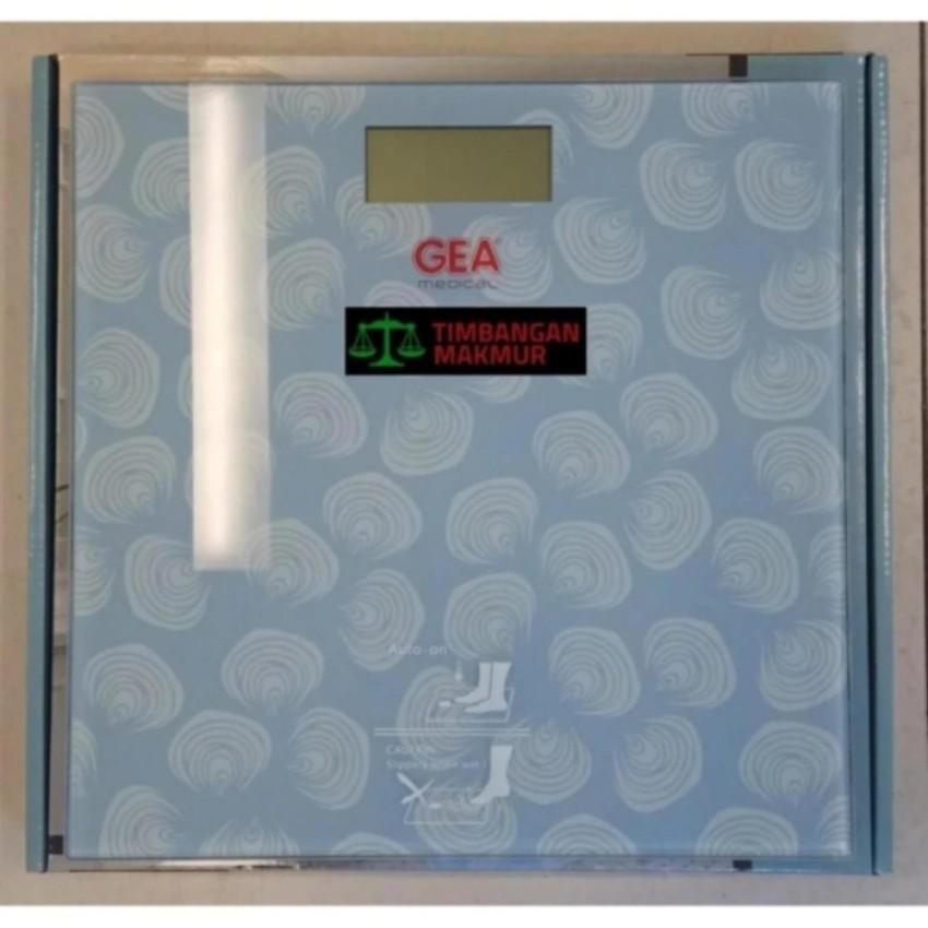 GEA Timbangan Badan Digital EB9350 / Timbangan Elektrik Transparan Lucu Unik / Alat Ukur Pengukur Berat Badan Program Diet