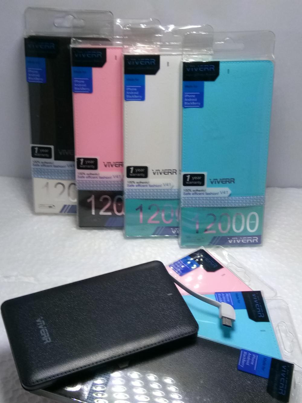 Powerbank VIVERR 12000 Mah di lapak sandfall shop sandfall