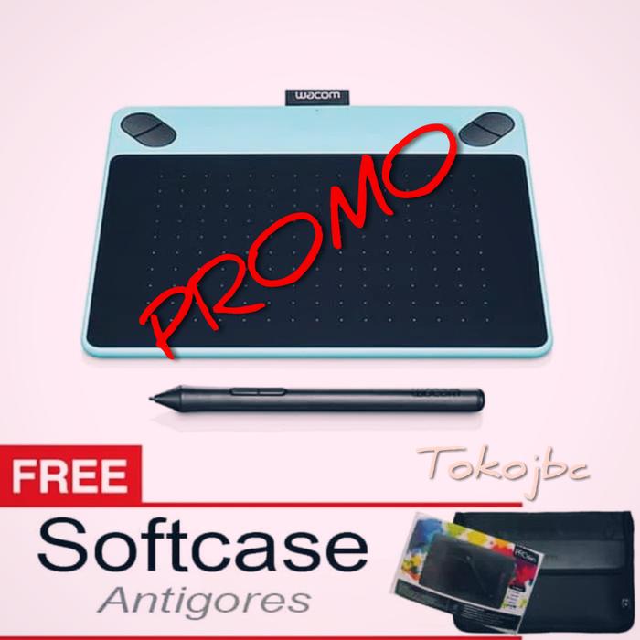 Terbaru!! Wacom Intuos Art Small Mint Blue Cth490b0 Garansi Resmi Terjamin - Hitam - ready stock