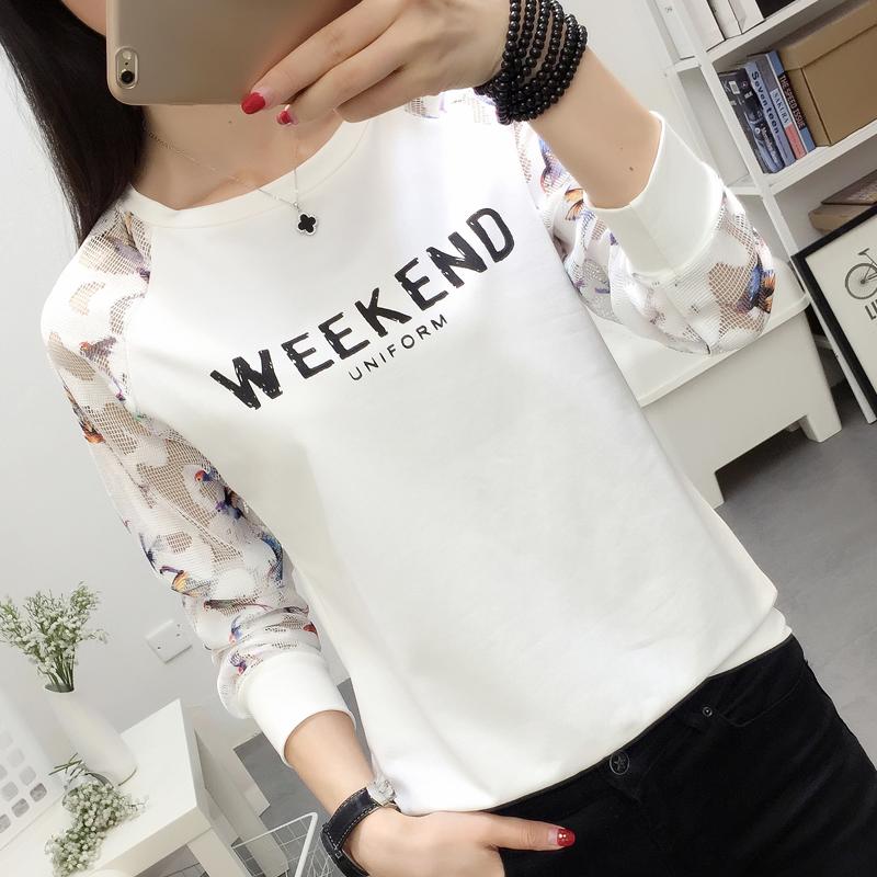 Harajuku Kecil Besar Belanja Besar Kaos Kasa Atasan (Putih)