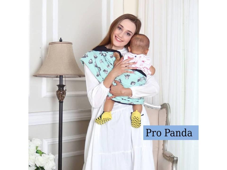 GEOS BianS - Banyak posisi - Gendongan Kaos Bayi - GEOS PRO - Size L