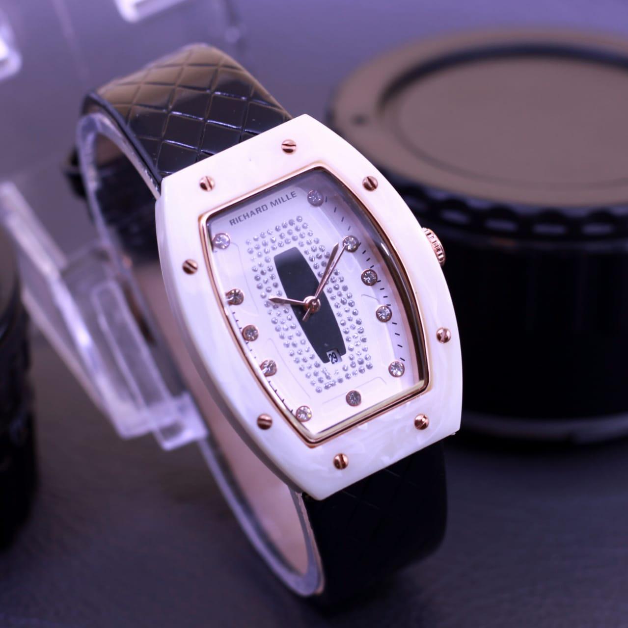 Jam tangan Richard Mille KW Talu kulit jam tangan wanita lengkap dengan box