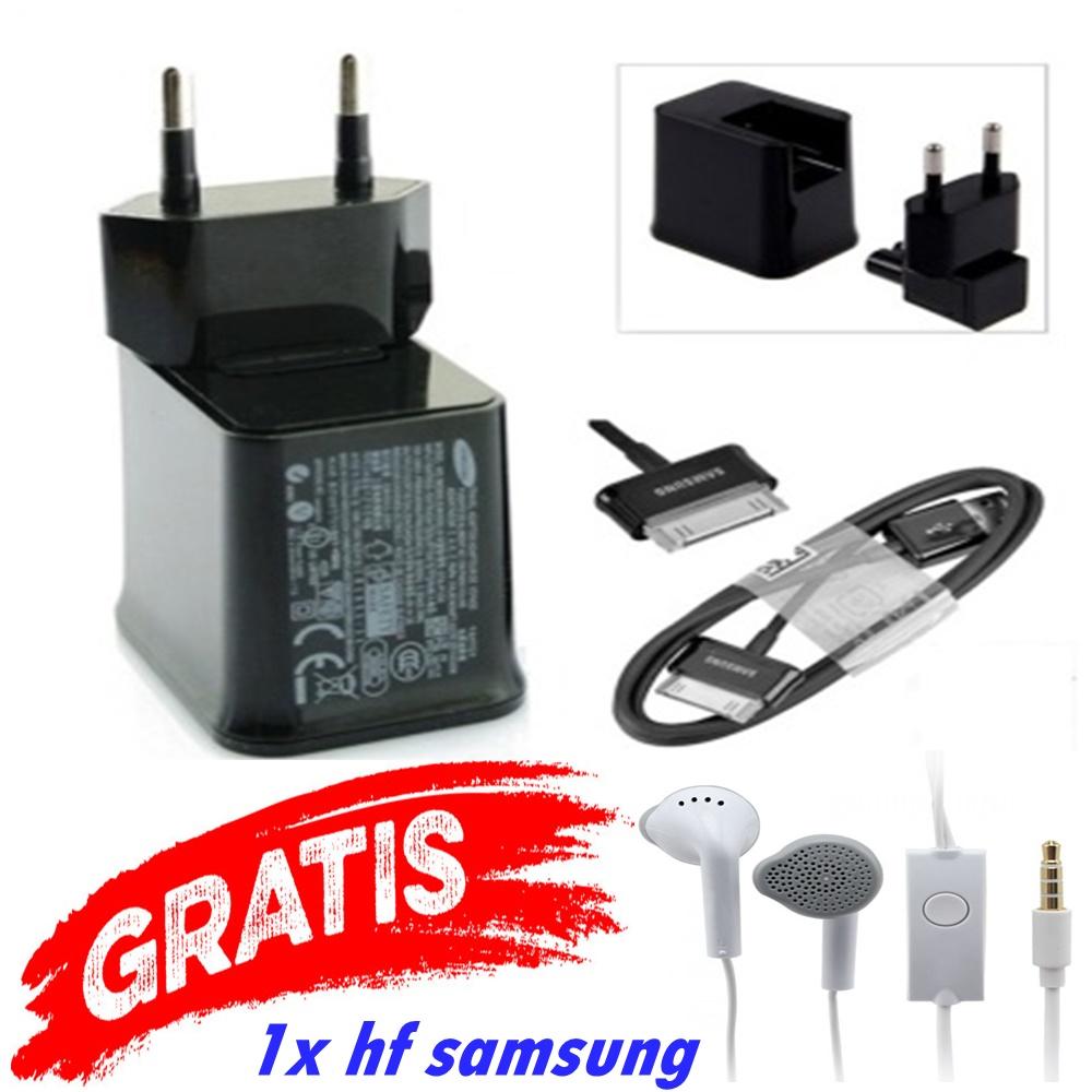 100% ORIGINAL Charger Casan Carger Original Samsung Galaxy Tab2 / Tab 2 P3100 P6200 N8000 P3110 FREE handsfree samsung