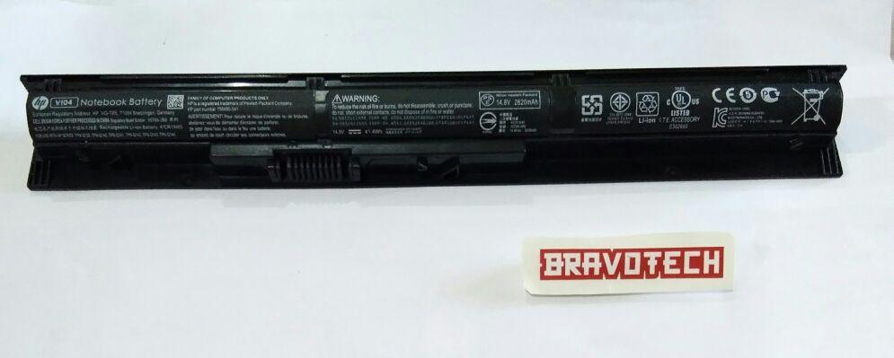 HP BATTERY LAPTOP VI04 4-cell 41Whr Battery for HP Pavilion 15-P, 15-X, 17-F, 17-X; Envy 14-V, 14-U, 15-K, 15-X, 17-X, Probook 440 G2, Probook 445 G2, Probook 450 G2, Probook 455 G2 756745-001 G6E88AA