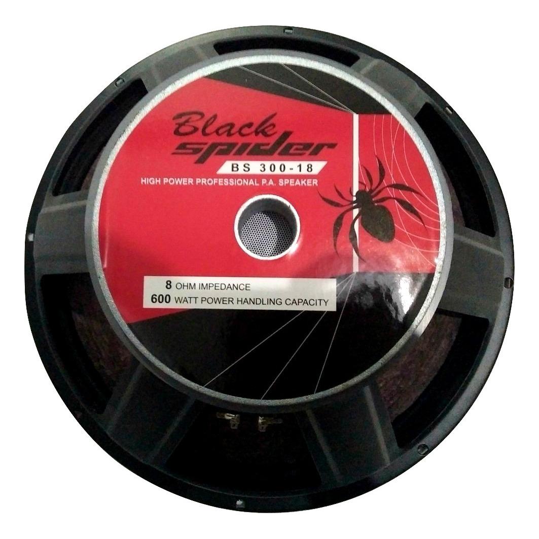 Speaker Black Spider 18in Type BS30018 Voice Coil Magnet Besar Low