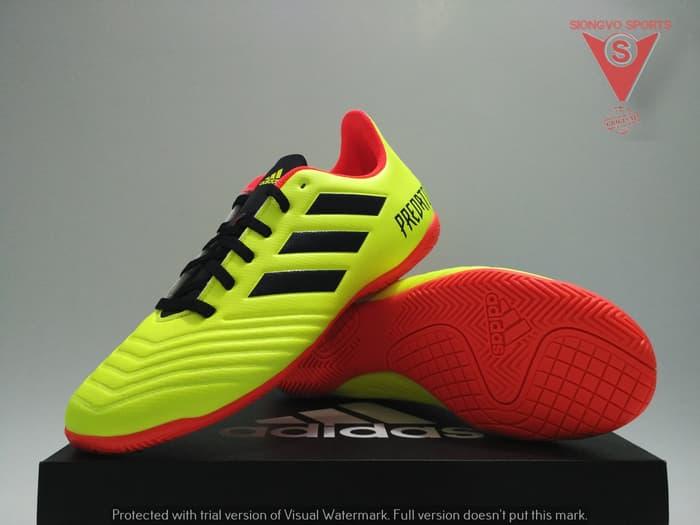 SEPATU FUTSAL - ADIDAS PREDATOR TANGO 18.4 IN ORIGINAL #DB2138 YELLOW