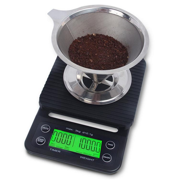 timbangan digital kopi dengan timer