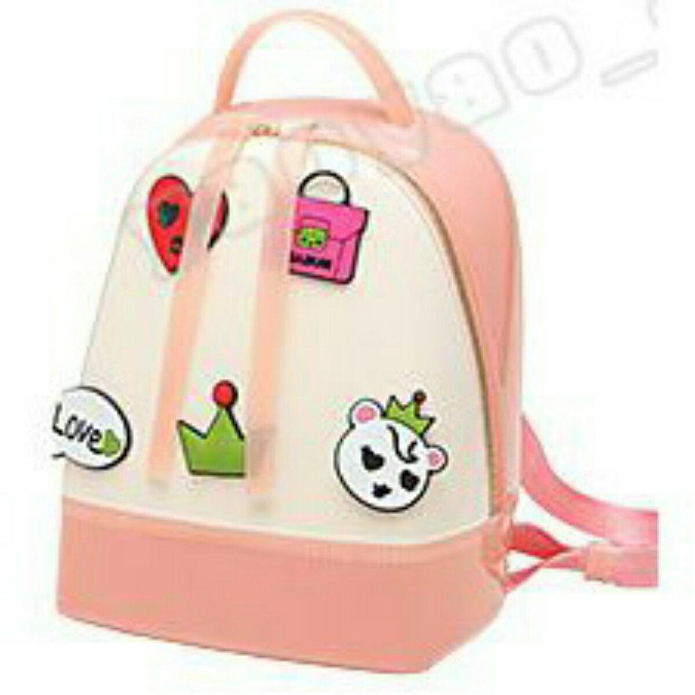 TAS WANITA FURLA JELLY RANSEL 2 TONE PIN LOVE