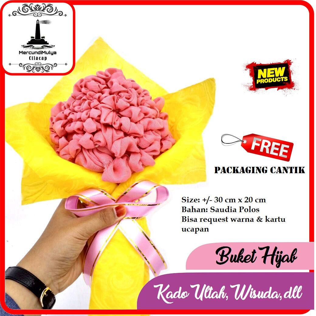 Buket Hijab Kado Wisuda Souvenir Pesta Perayaan Ulang Tahun, Kelulusan, Pernikahan, Wisuda Bouquet Bunga Jilbab