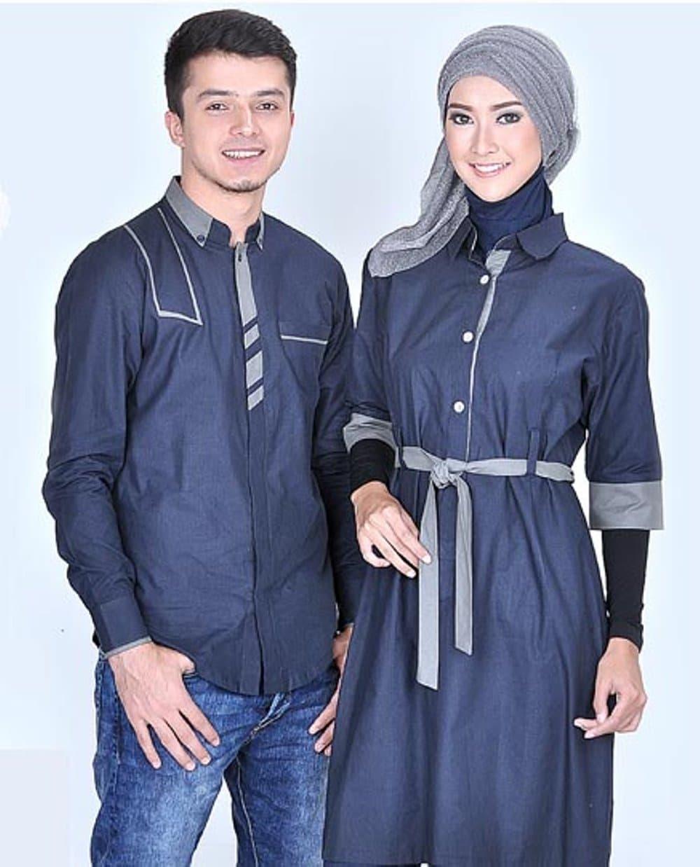 jual Baju Busana Muslim Koko Pasangan Couple Untuk Pria Wanita Terbar