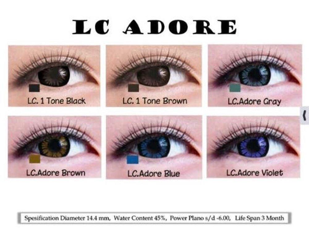 Softlens Living Color Adore Brown Kualitas Super