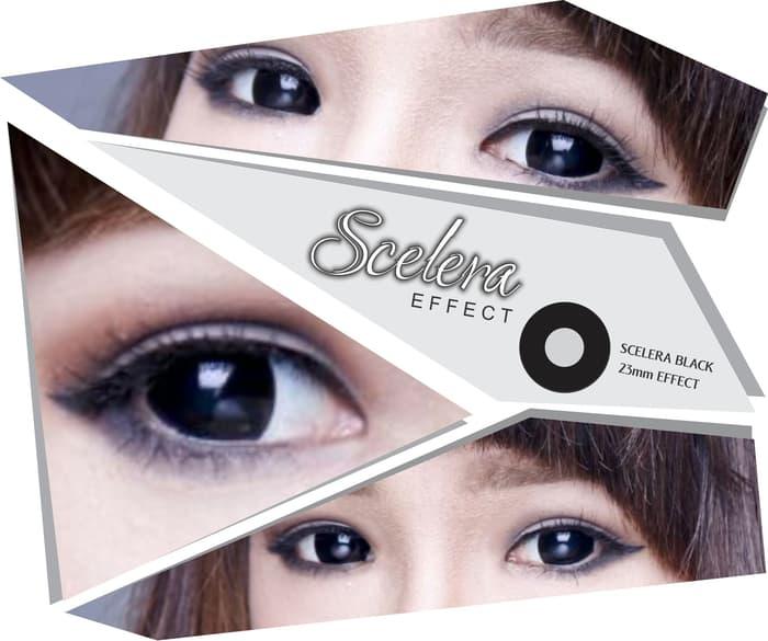 SALE - Softlens Scelera / Sclera Black Diameter 23mm