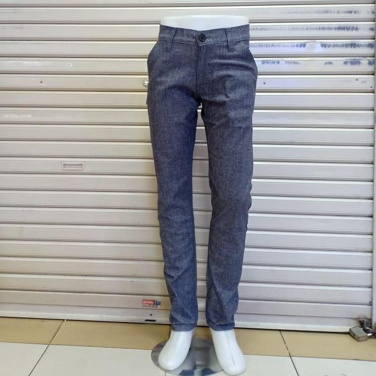 Celana panjang cinos Milenial pria slim fit bahan cotton twil strecth/melar lembut bagus Model Terbaru murah Narecho City