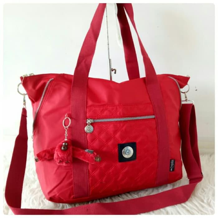 KP634b Tas Shoulder Kipling Bordir Semi Travel Import High QUALITY