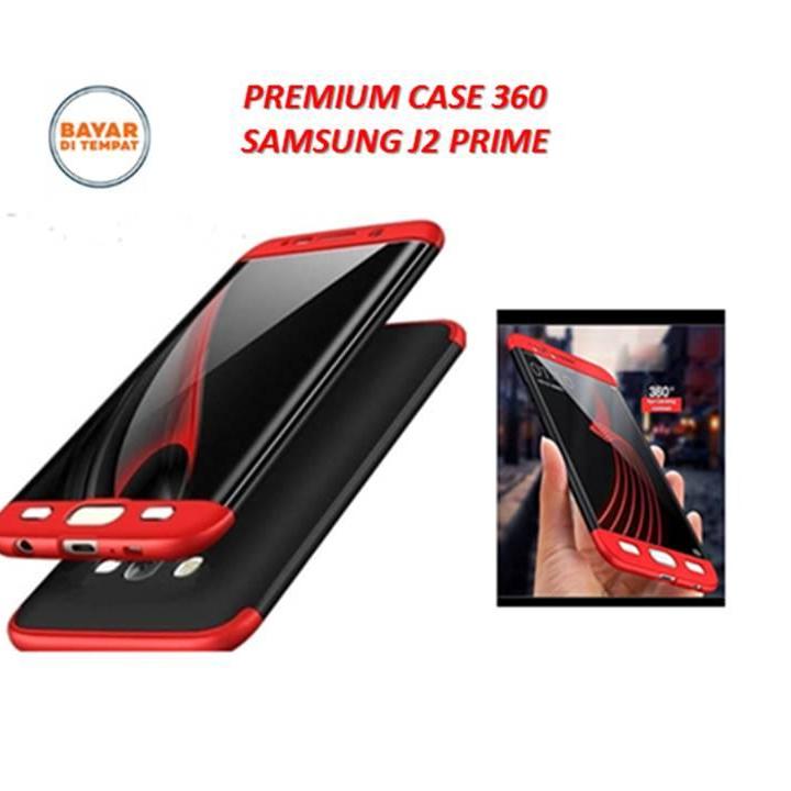 CASE HP 360 PREMIUM FRONT BACK 360 DEGREE FULL BODY PROTECTION CASE QUALITY GRADE A FOR SAMSUNG J2 PRIME / COMBINATION COLOR/ CASE DEPAN BELAKANG 2 WARNA SAMSUNG J2 PRIME
