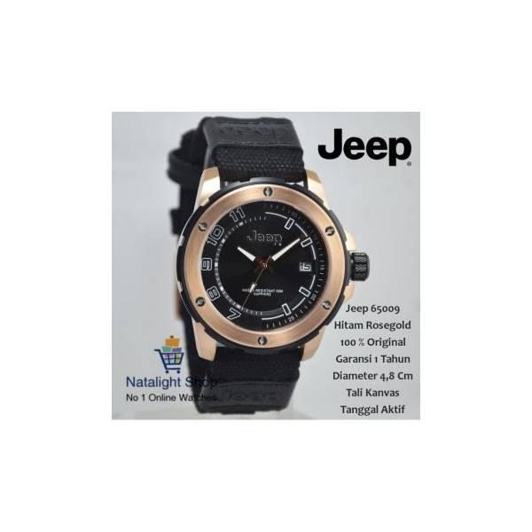 Jam Tangan Pria Jeep 65009 Kanvas Elegan Mewah 100 % Original
