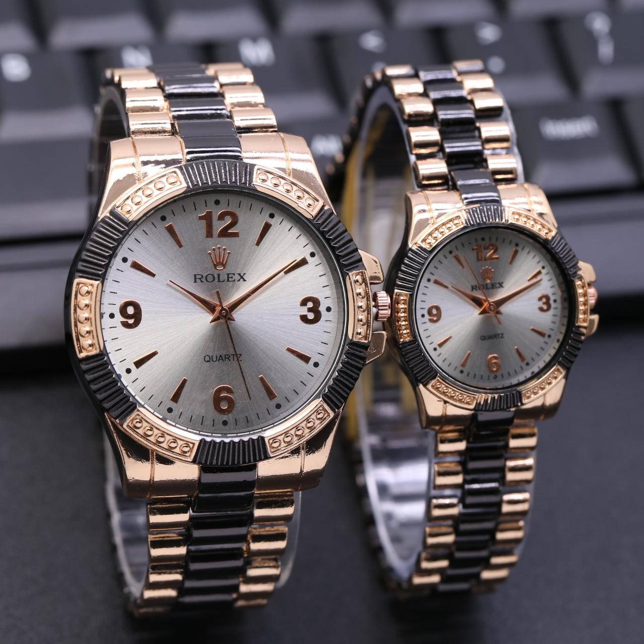 Jam Tangan Rolex Baut 91 Couple Rantai