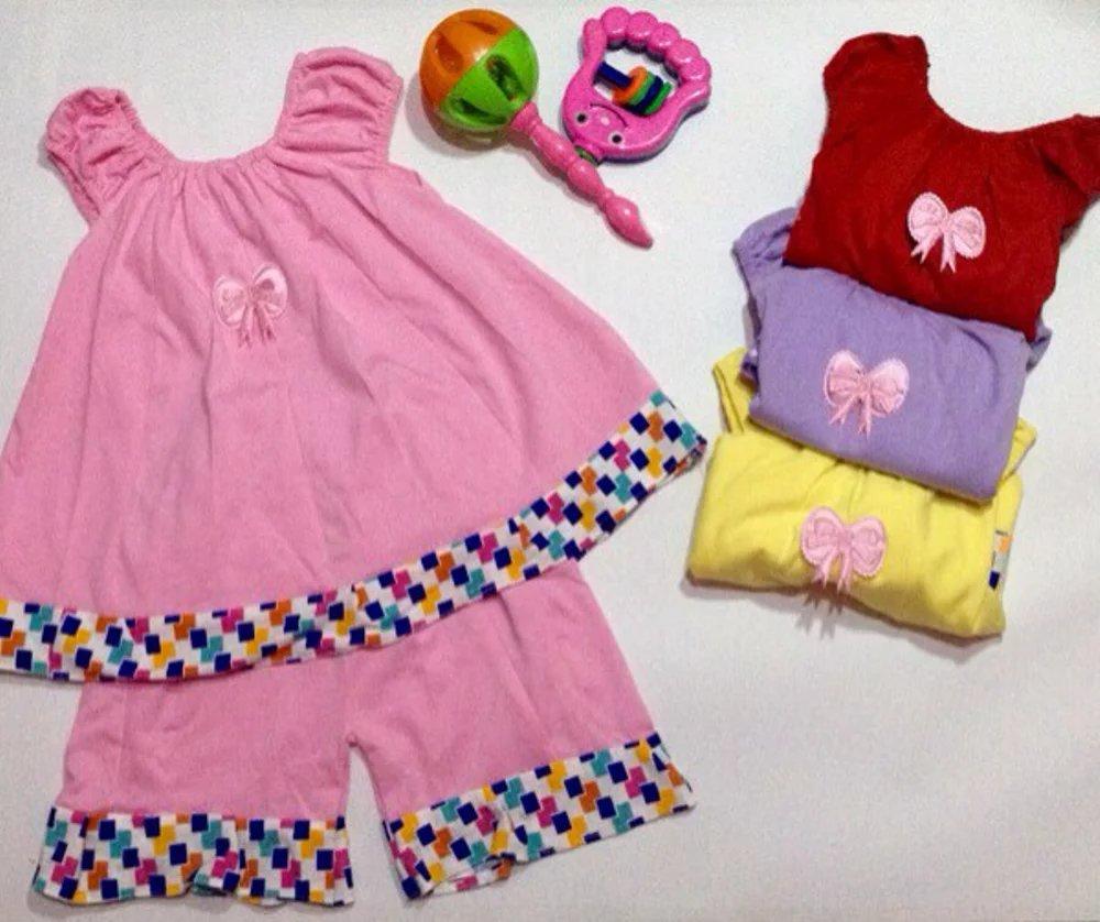 Baju Setelan Harian Bayi Perempuan Atasan Katun Halus Lembut Murah Lucu