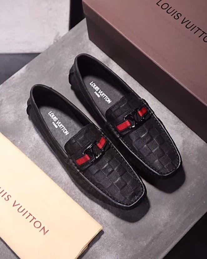 HARGA DISKON!!! Sepatu Kulit Kw Lv Louis Vuitton Loafer Pria Cowok Kw Mirror 1:1 Ori
