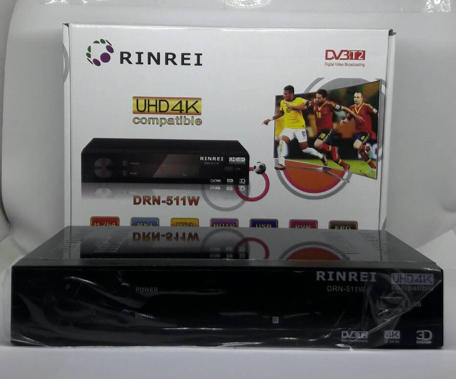 Receiver TV DVB T2 Set Top Box RINREI DRN-511W