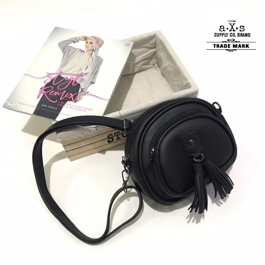 BLACKSOIL_ID TAS SELEMPANG WANITA MINISO RUMBAY TAS SLING BAG MINISO TERMURAH//BISA BAYAR DITEMPAT (COD)