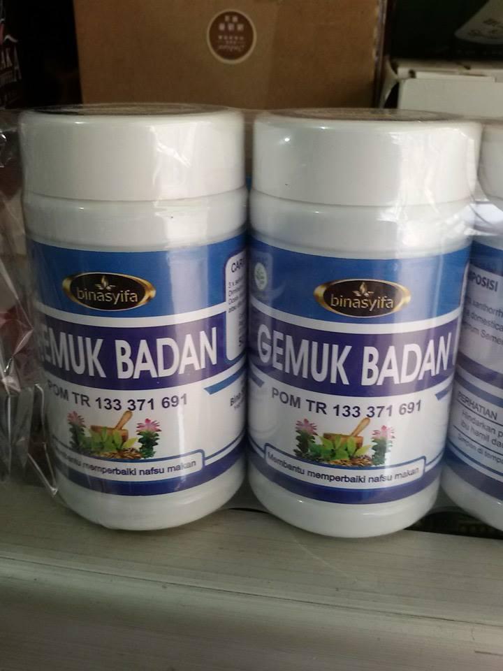 paket 2 buah BINASYIFA Kapsul Gemuk Badan Untuk Menggemukan Badan Gemuk Badan