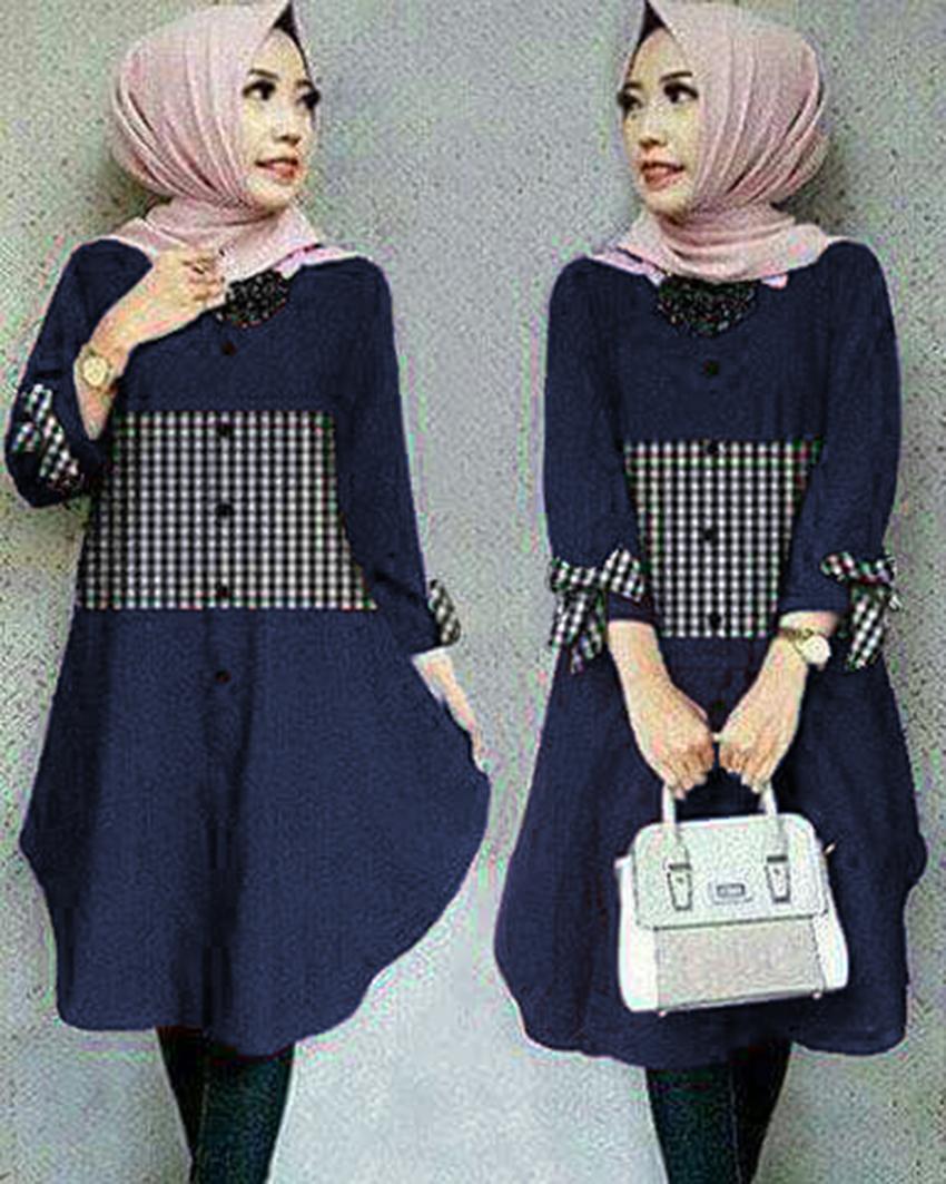 Ayako Fashion Tunik Zoya - (Black)