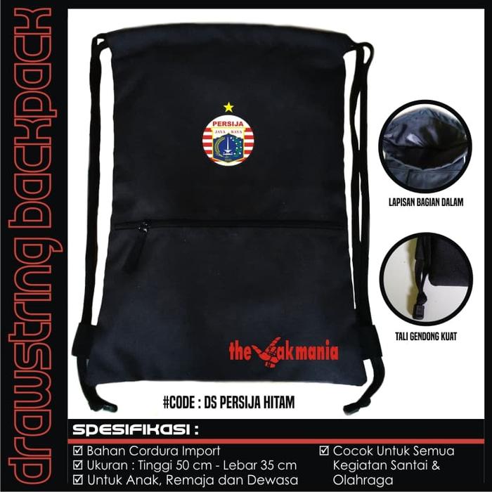 ASLI!!! Tas Futsal Serut Drawstring Gymsackpersija Jakarta
