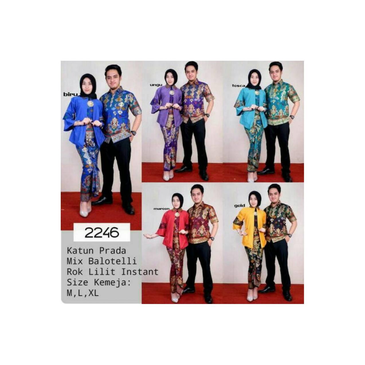 BAJU BATIK COUPLE SARIMBIT KELUARGA RNB LILIT LB 2246 BAJU MUSLIM