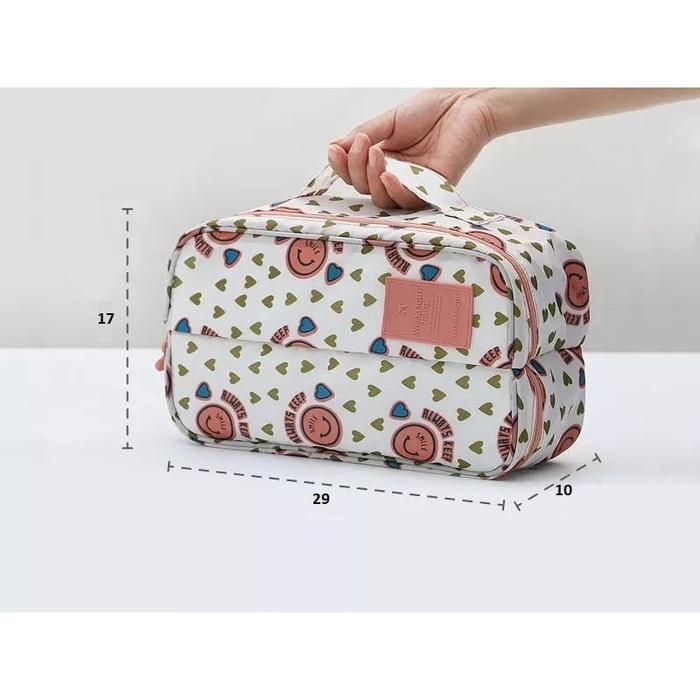 BEST SELLER!!! batik Pattern Underware Divided Pouch / Tas Serbaguna / Organizer - 9cSn8s