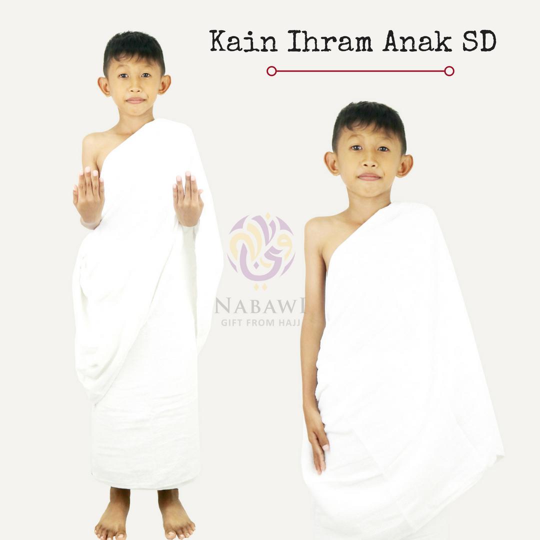 Kain Ihram Anak SD Baju Ihrom Anak Laki-laki Manasik Haji dan Umroh