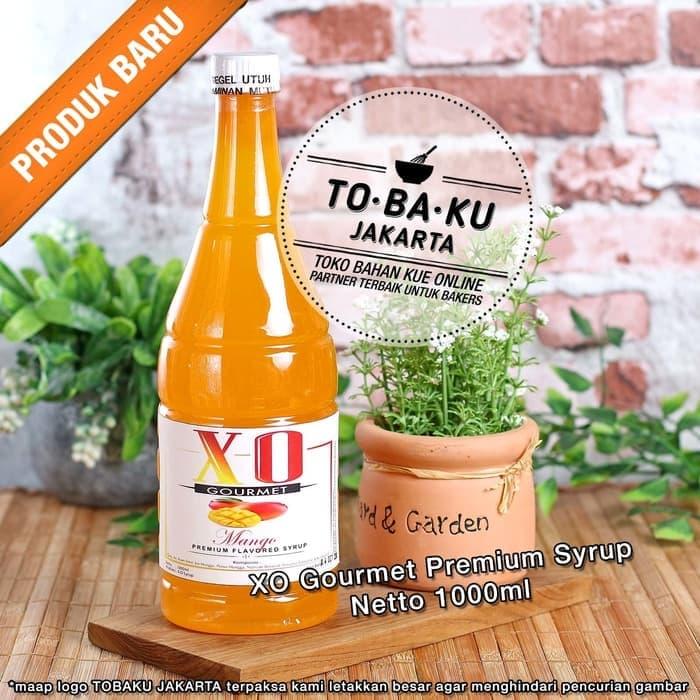 XO Syrup 1000ml Mango Sirup Perasa Buah Mangga Flavour Murah
