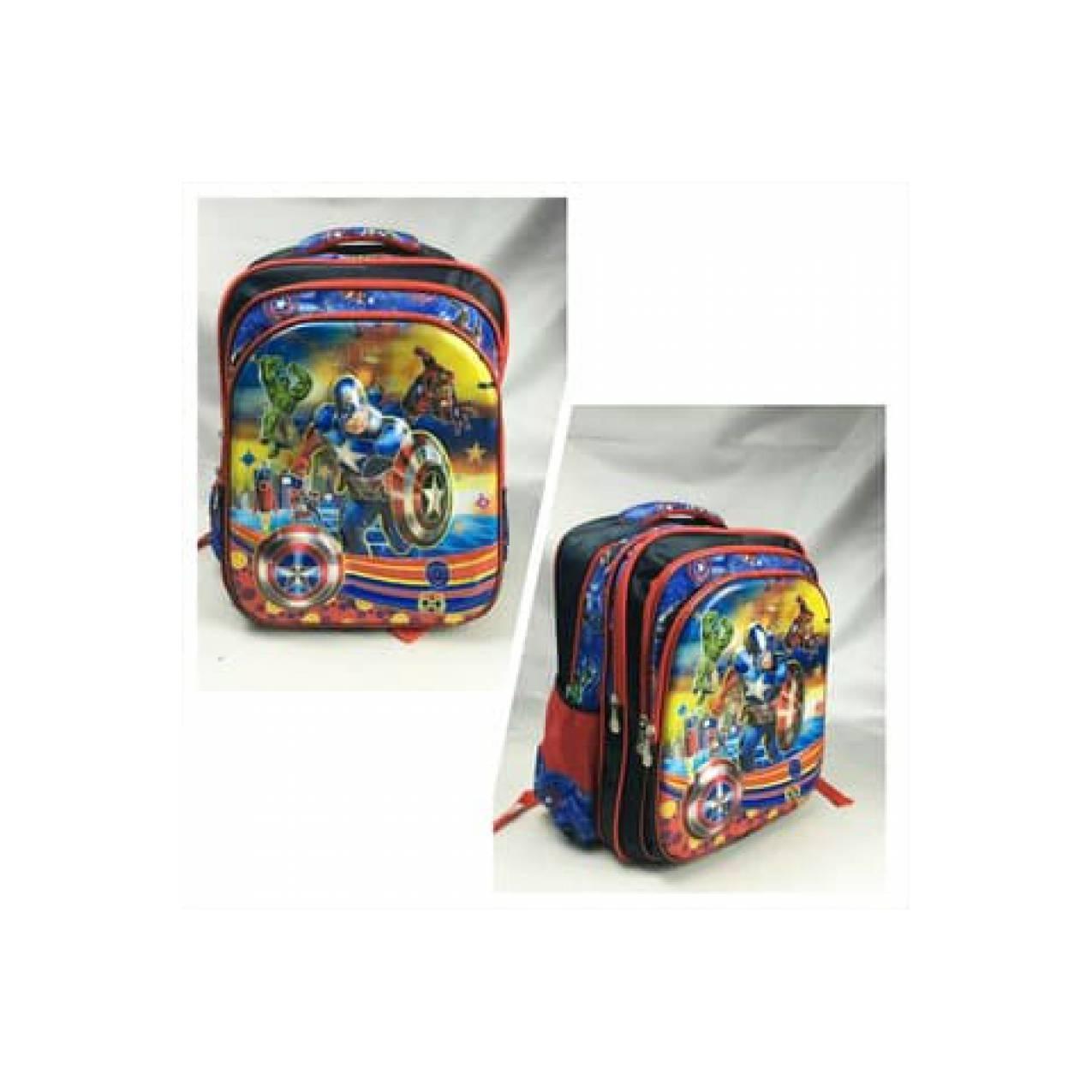 Berkah Promo Olshop Tas Anak Sekolah SD Ransel Import Avengers 6D Ti