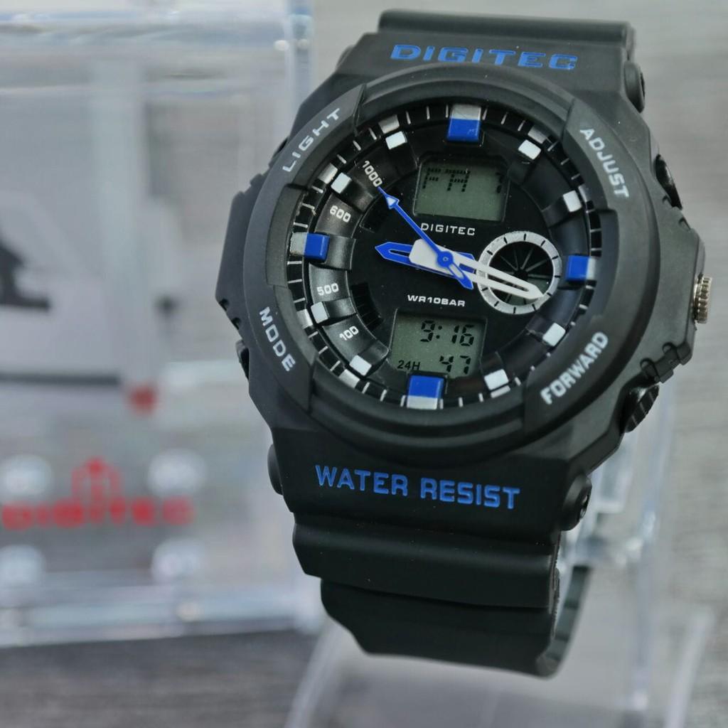 JAM MURAH Ready 5 Pilihan Warna Jam Tangan Sport Pria Digitec Dual Time Origina