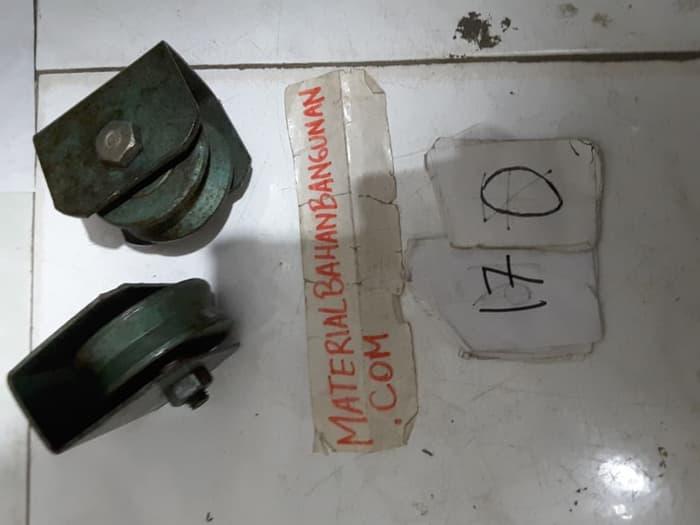 Roda Pagar Siku 10 Cm Laher 1 Slorokan Gerbang Roda Pagar Bulat Roda Kulkas Roda Troli Roda Trolley Roda Serbaguna