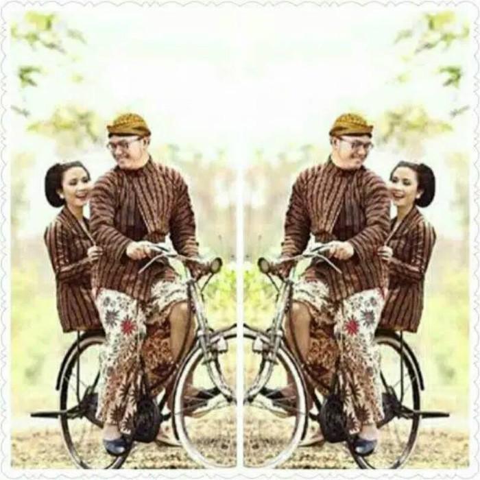 BAJU / KEMEJA SURJAN SETELAN DEWASA/LURIK/BATIK JAWA PAKAIAN ADAT JAWA -