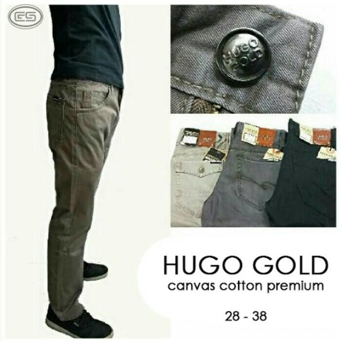 CELANA HUGO GOLD PREMIUM IMPORT - New Season