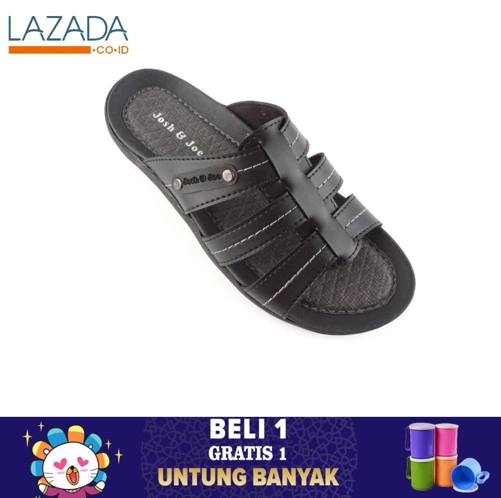 Josh&Joe / fashion pria / sandal murah / sandal pria / sandal pria kulit / sandal pria casual / sandal pria dewasa / sandal gunung pria/ sandal jepit pria MRBK BUNDLING