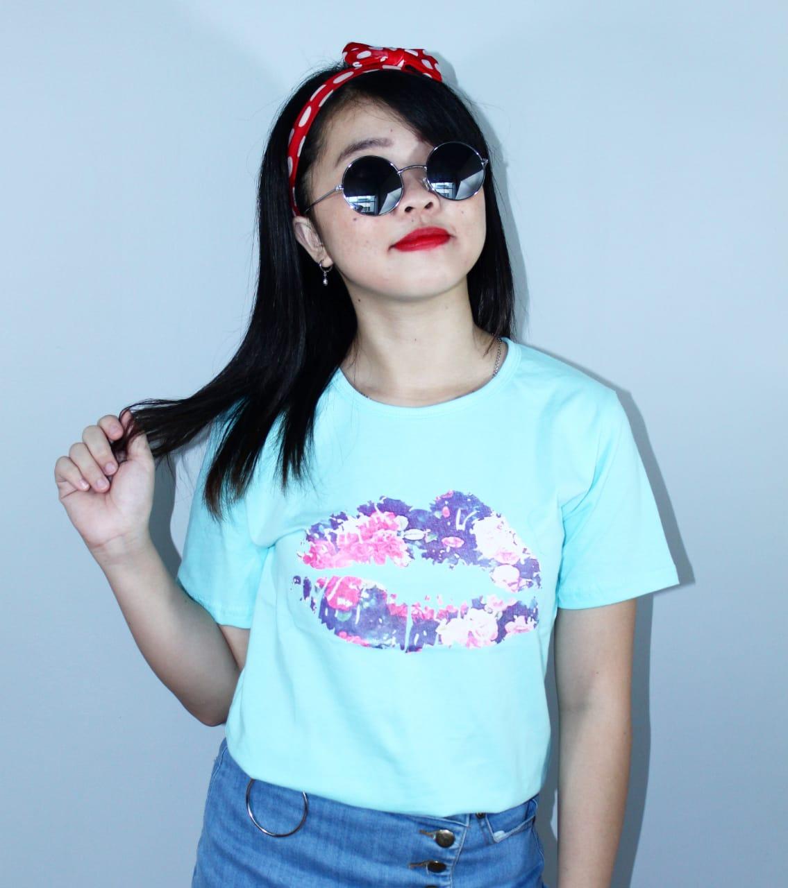 MIKAOS KAOS Kiss Flower ALL FIT TO L