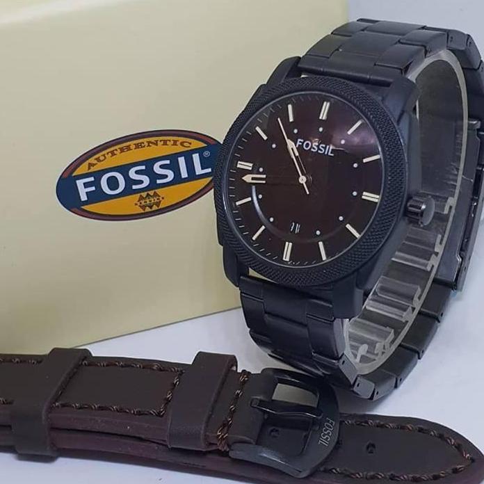 Fossil Jam Tangan Pria Paket Free Tali Kulit Murah Dan Berkwalitas