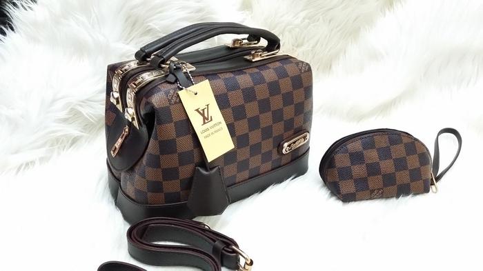 ORIGINAL!!! Tas wanita hand bag Louis Vuitton Doctor - Monogram - YiSXAR