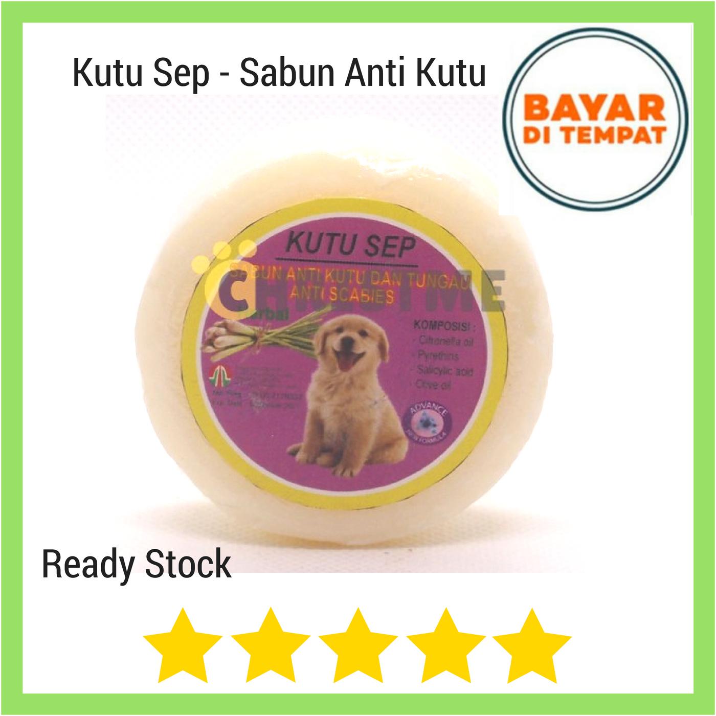 Sabun Anti Kutu Anjing Kutu Sep Herbal Original Sabun Anti Kutu dan Tungau Anti Scabies