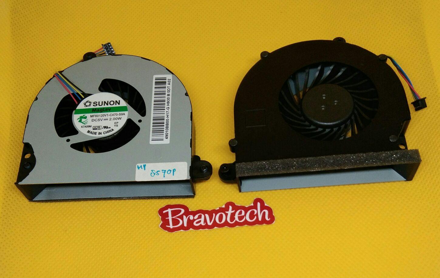 HP Cooling Fan Laptop Elitebook 8560p 8560w 8570p HP Probook 6570B series Tebal 1.5 Cm