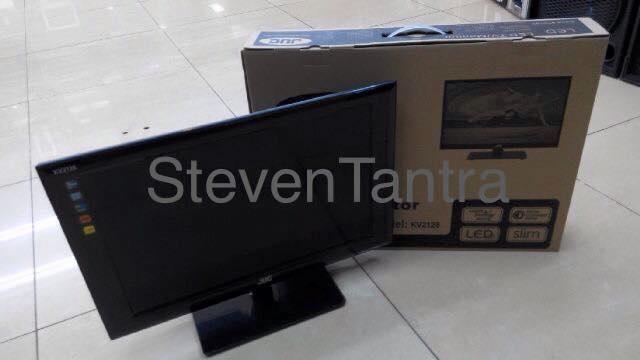 LED TV JUC 21inch KV2128 ( Slim / Energy Saving / USB / HDMI )
