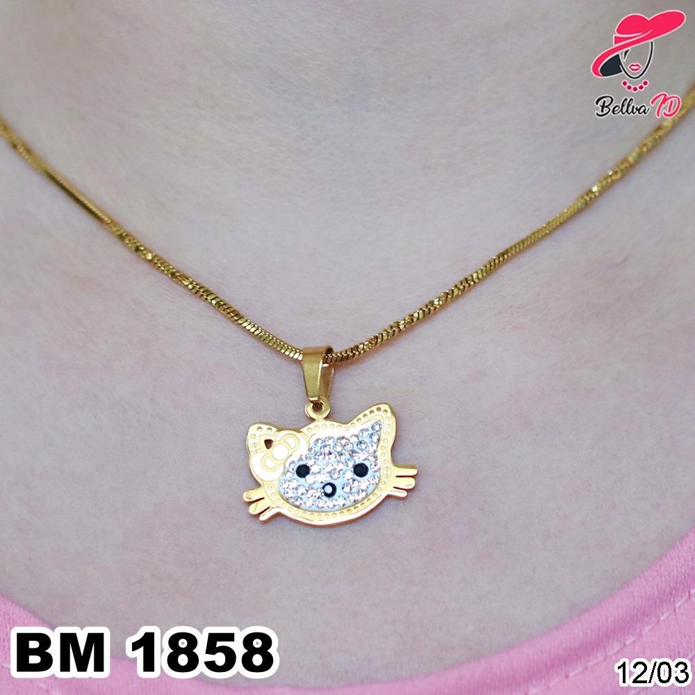 Kalung Hello Kitty Gold M 1858