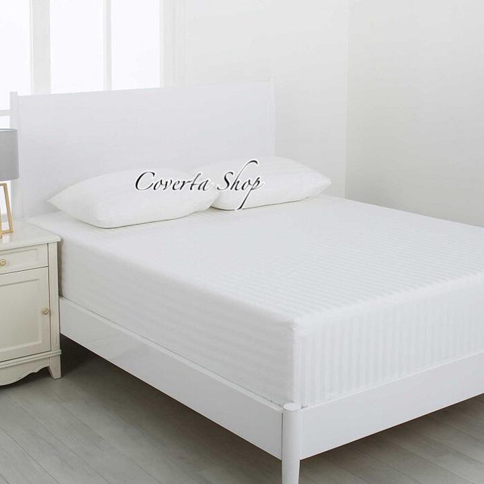 Sprei - Seprei Hotel Putih Polos -Salur-Double 160/180/200x200x30cm - F1cwNFa