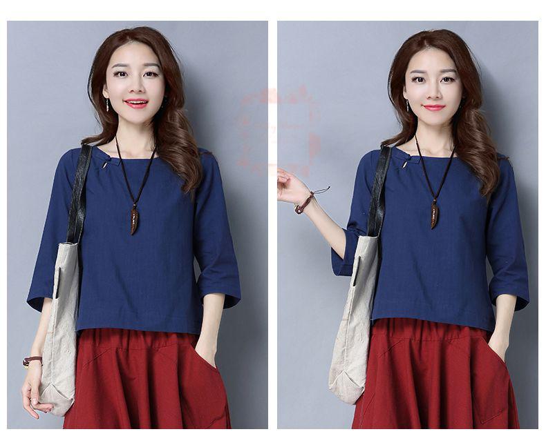 Blue Fresh Casual (M,L,XL) Top 31747